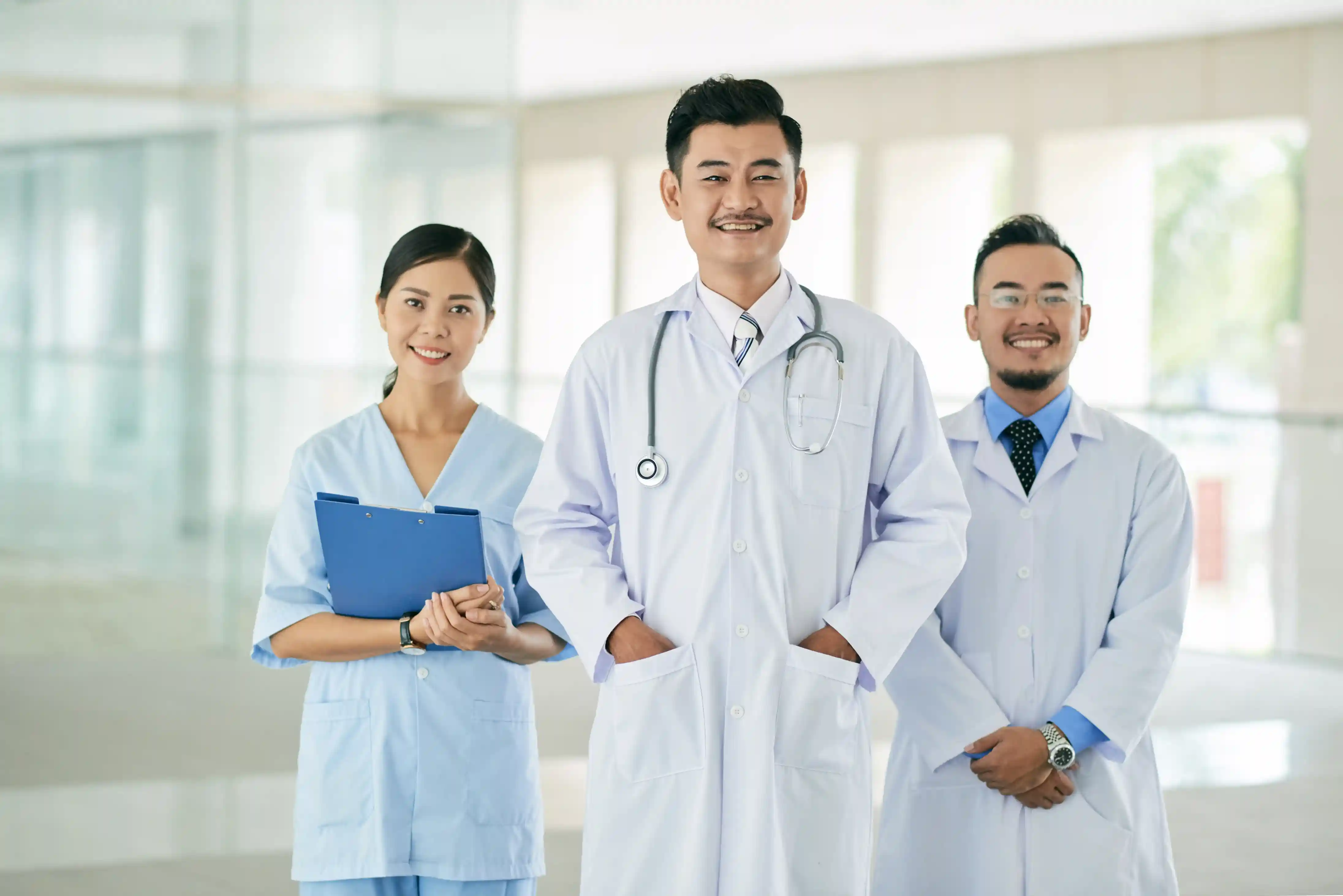 Hospital management software dashboard interface